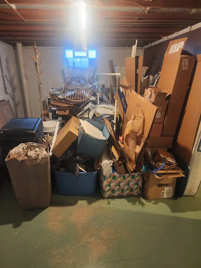 Roll-off dumpster container at job site for 6 Yard Dumpster Rental in Wauchula